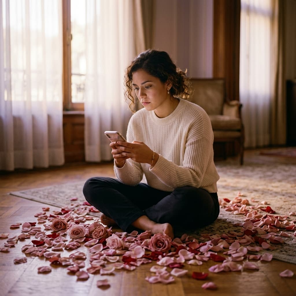 Señales de love bombing en relaciones a distancia para mujeres